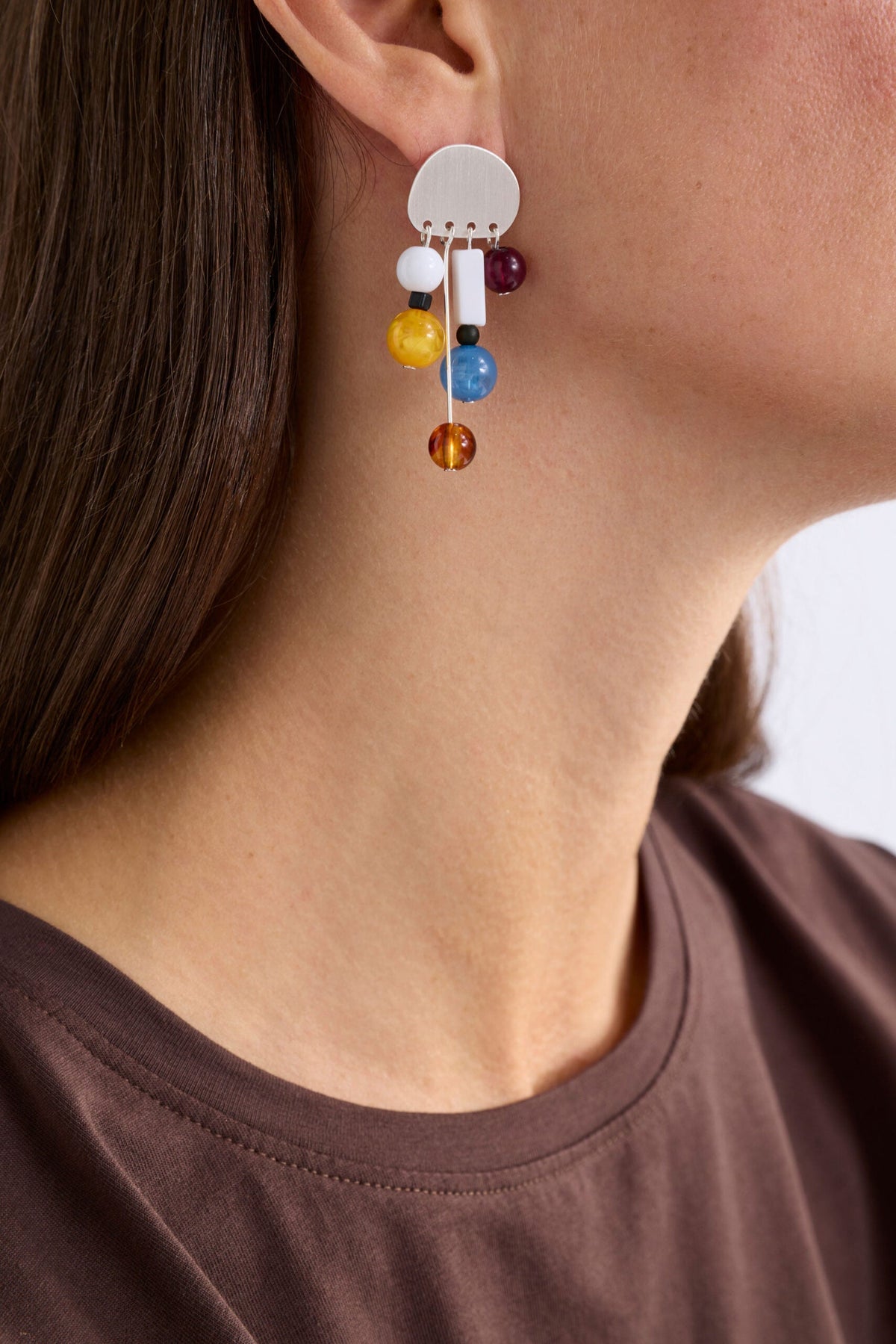 Bodas Drop Earring - Silver