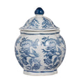 Blue & White Decorative Jar