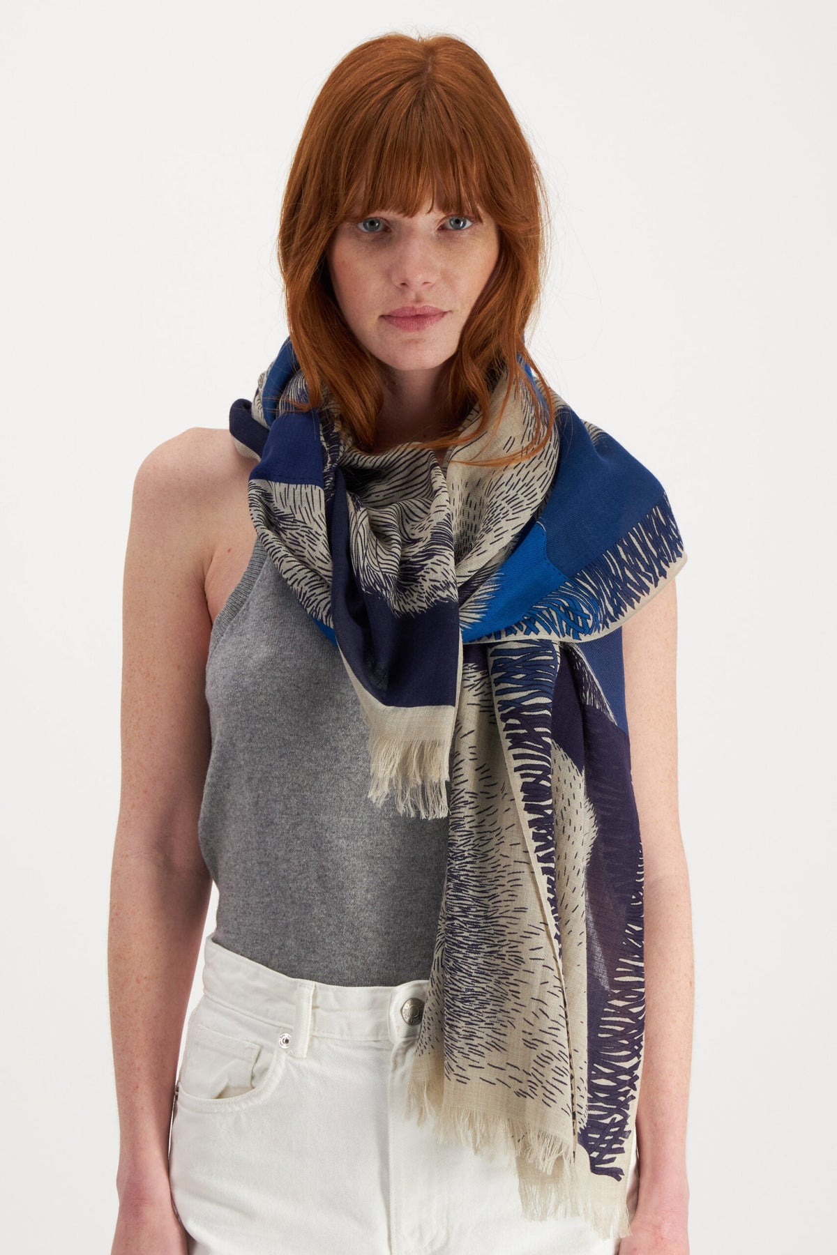 FRERES Wool Scarf -  70x190cm