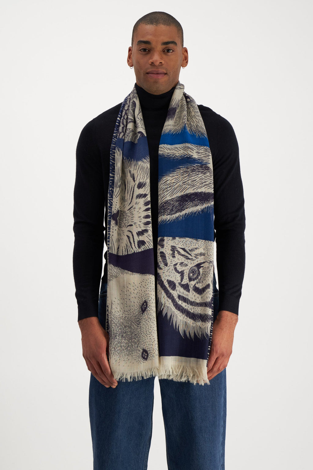 FRERES Wool Scarf -  70x190cm
