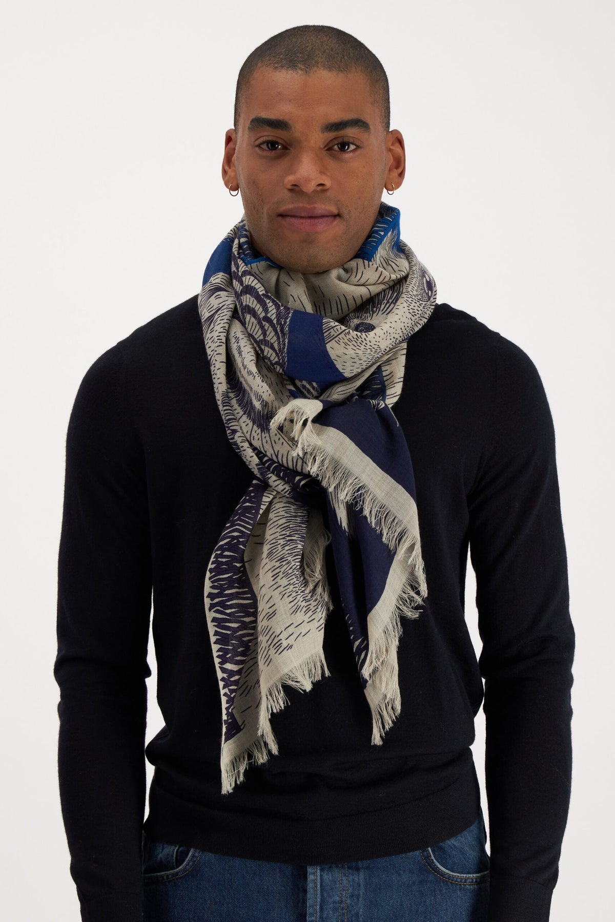 FRERES Wool Scarf -  70x190cm