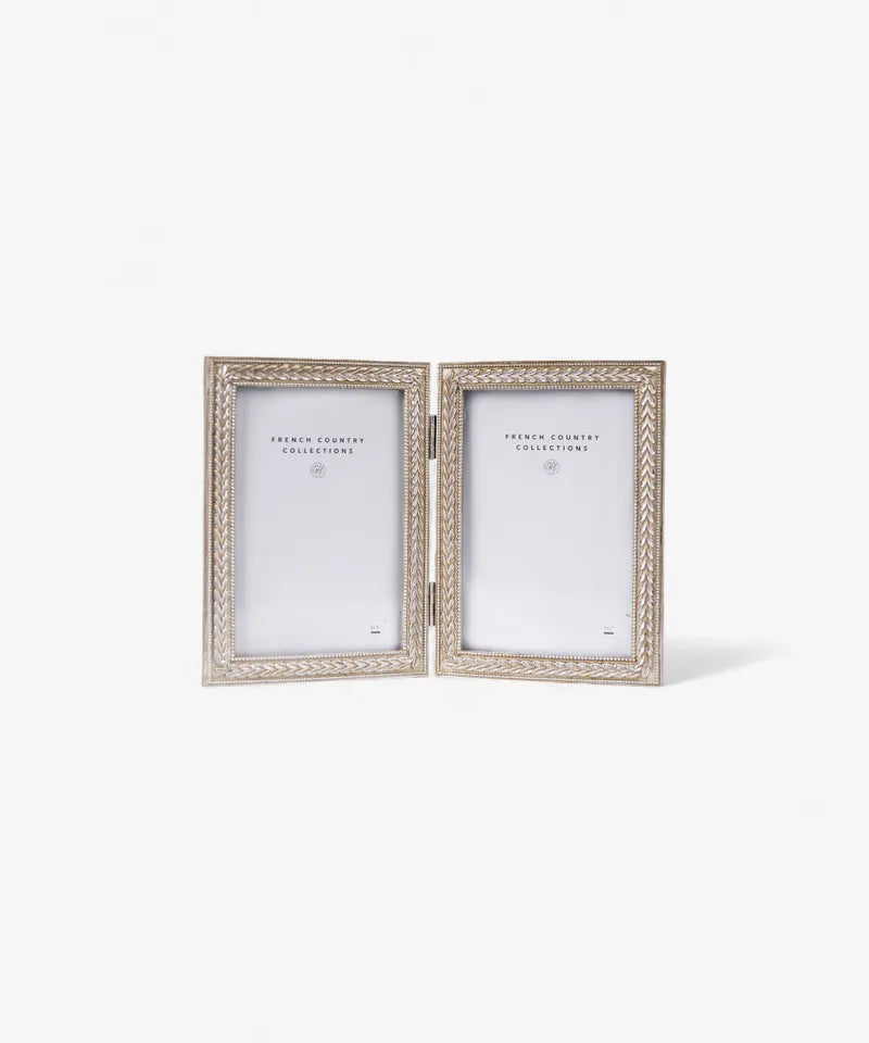 Eleanor Double Photoframe 4 x 6"