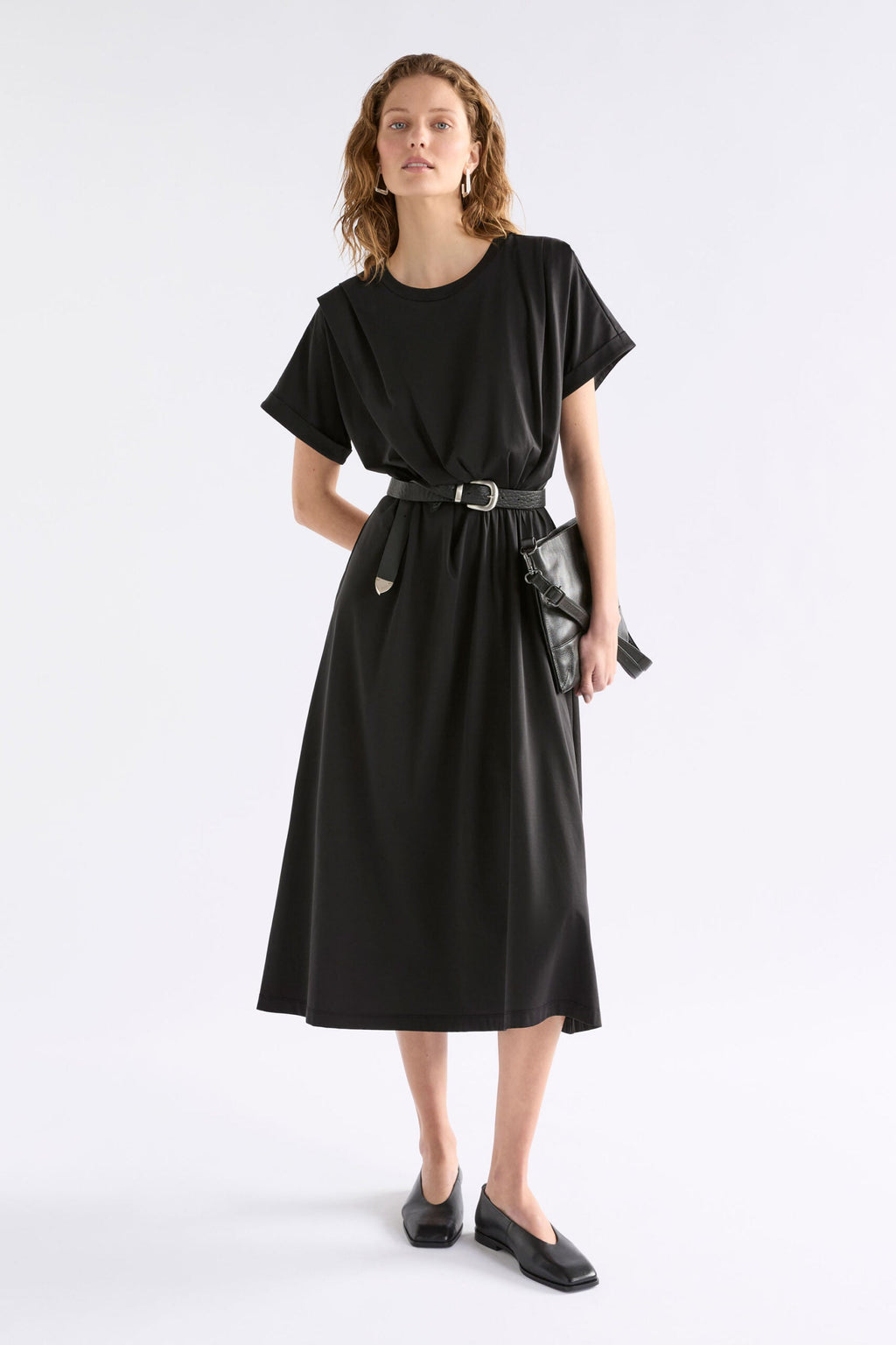 Etienne TShirt Dress - BURNT CHOCOLATE