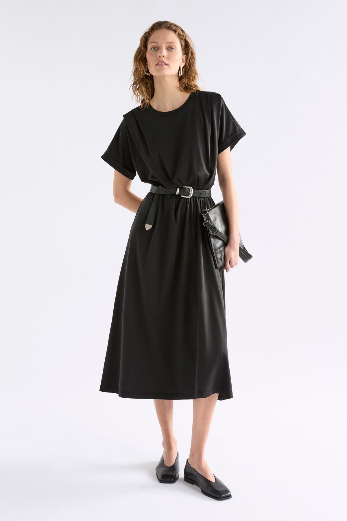 Etienne TShirt Dress - BURNT CHOCOLATE
