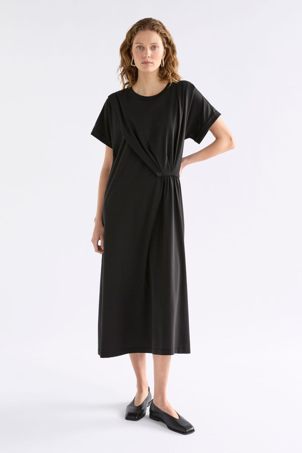 Etienne TShirt Dress - BURNT CHOCOLATE