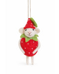 Felt Strawberry Mouse Boy