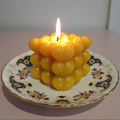 Love hearts Beeswax Candle made of 100% Mānuka Beeswax