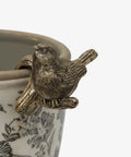Hanging Bird Décor Gold Tail Up