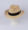Natural Raffia Fedora Hat - 57cm