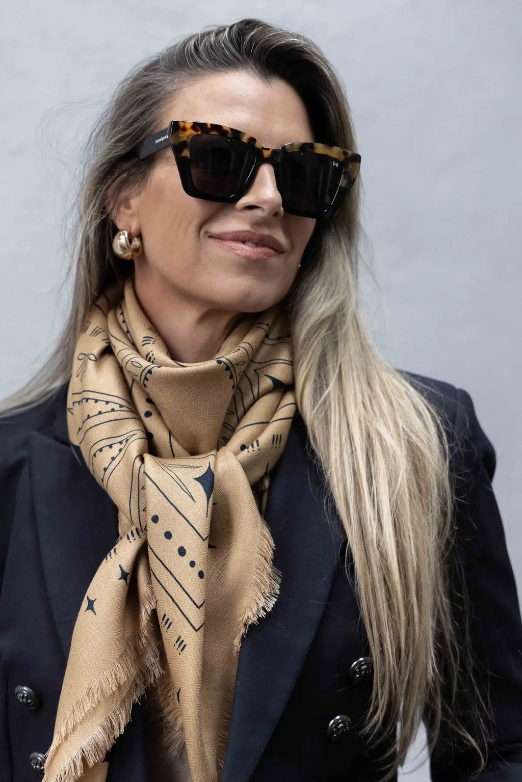 The Holden Wool Silk Scarf - DH x Ellie Compton