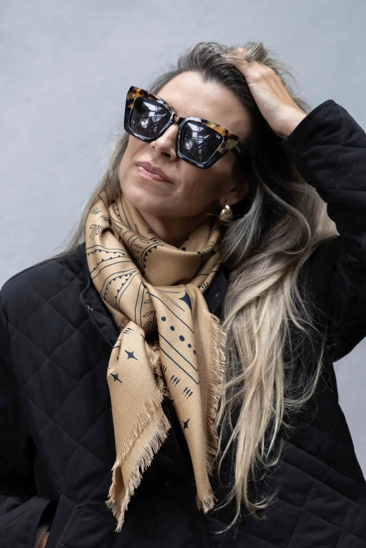 The Holden Wool Silk Scarf - DH x Ellie Compton