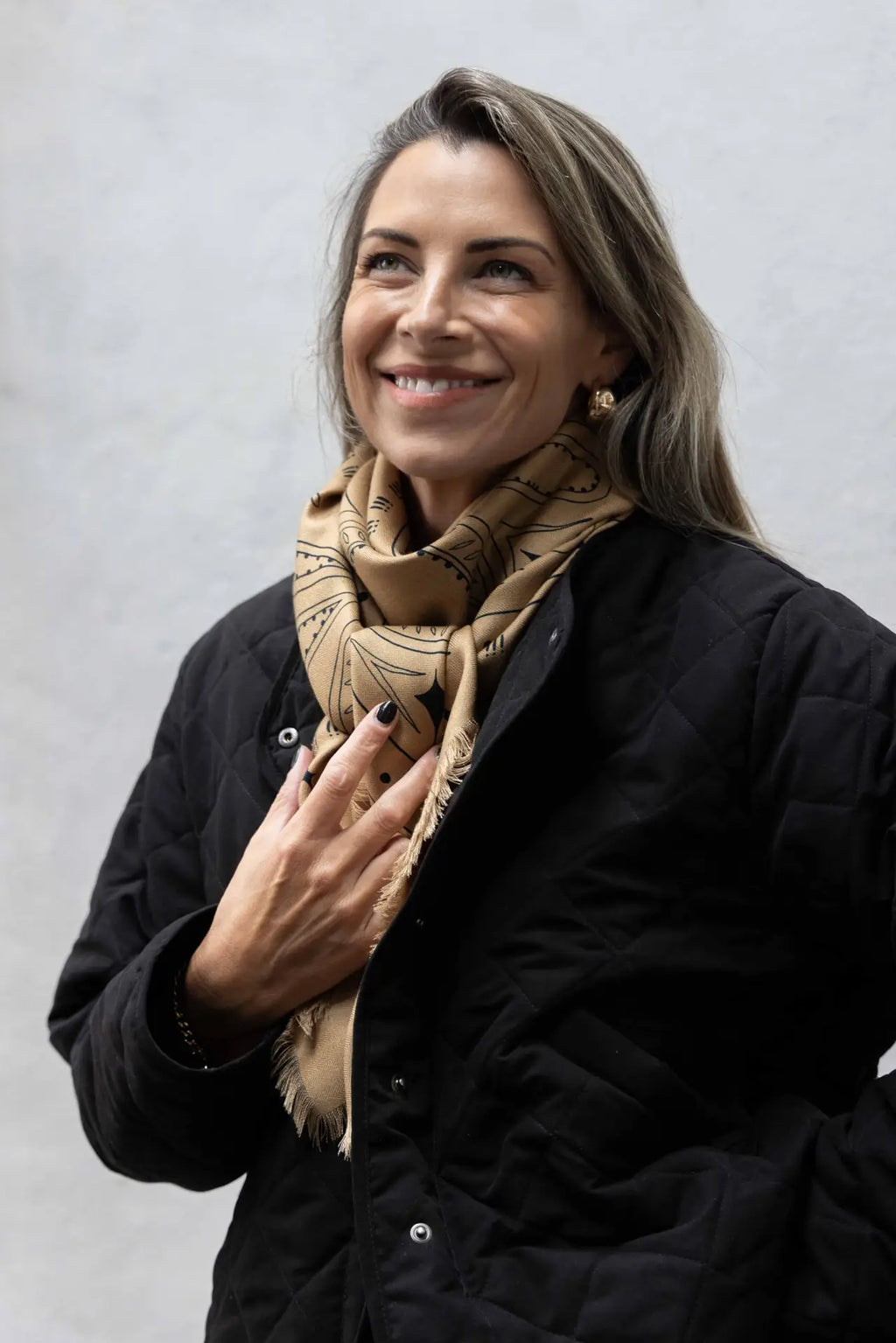 The Holden Wool Silk Scarf - DH x Ellie Compton