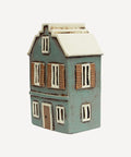Blue Alsace Tea Light House with Shutters