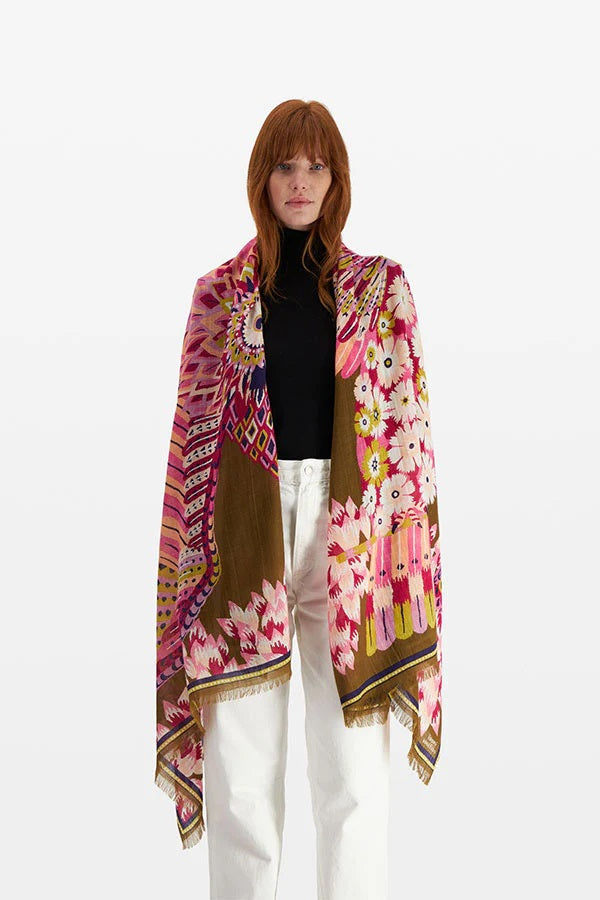 Inoui Scarf/Stole - HULULE 100x190cm 100%Wool