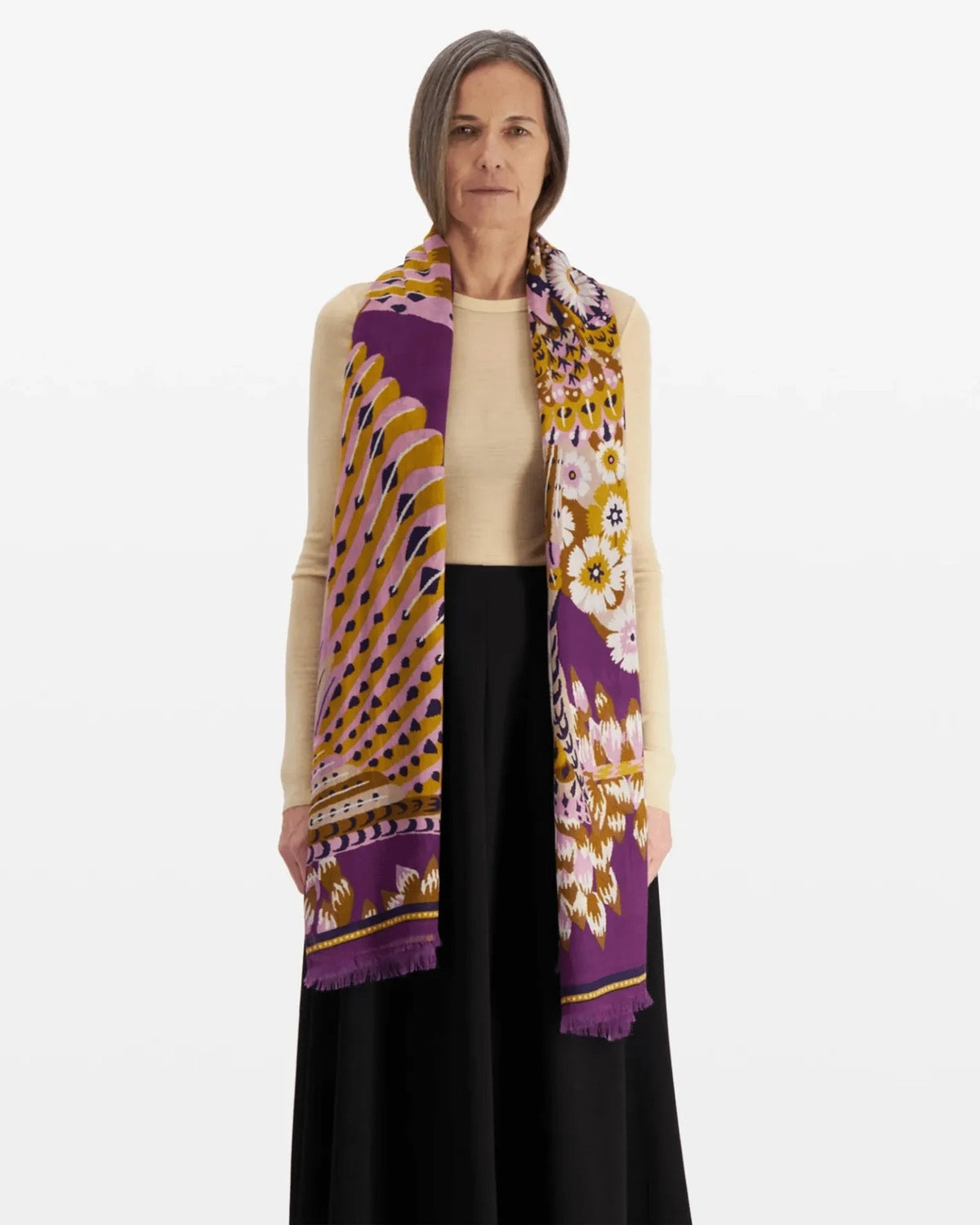 Inoui Scarf/Stole - HULULE 100x190cm 100%Wool