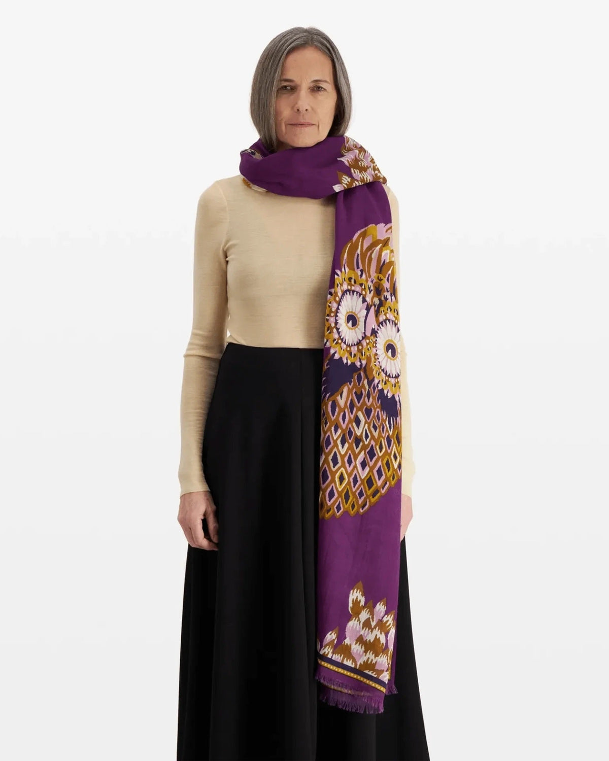 Inoui Scarf/Stole - HULULE 100x190cm 100%Wool