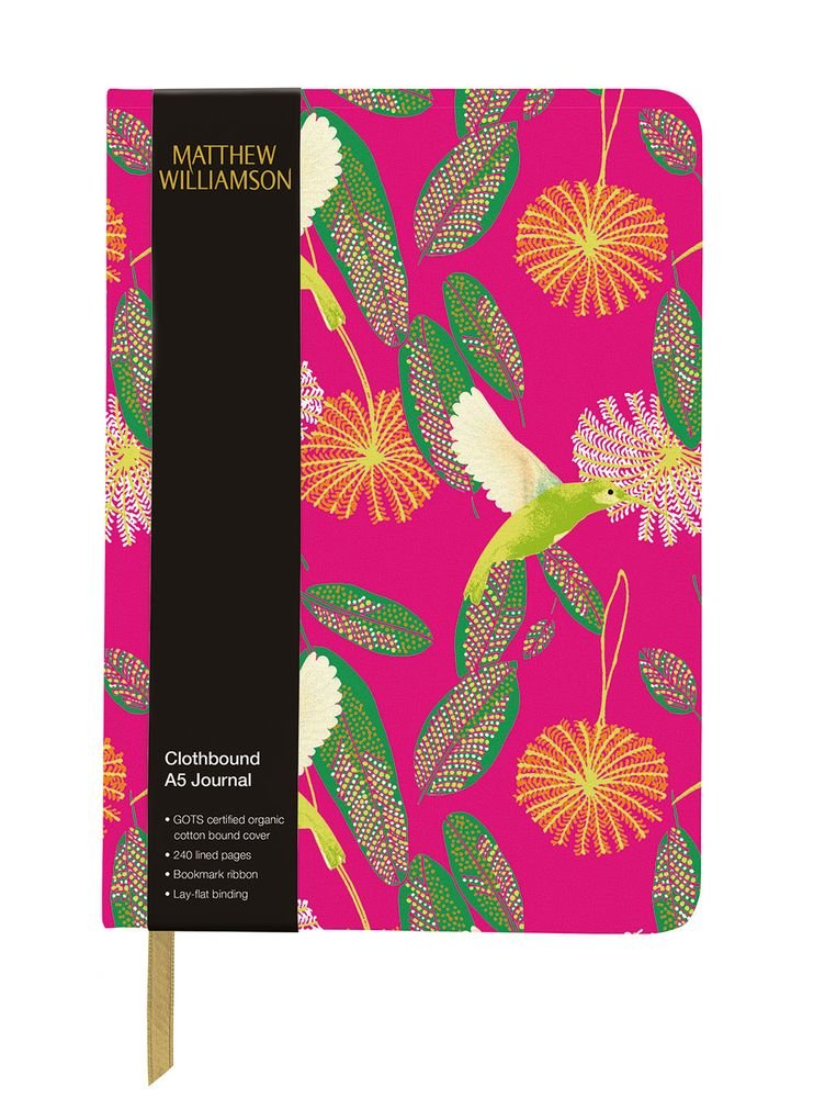 Hummingbirds A5 Clothbound Journal