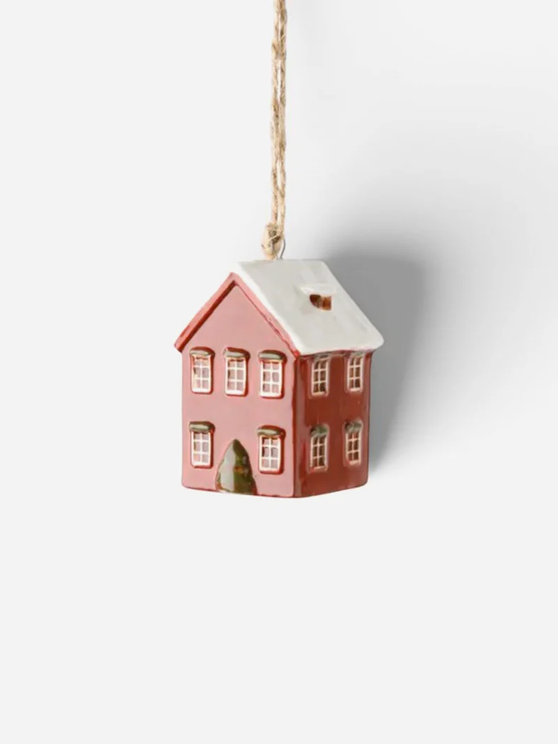 Hanging Mini House - Red