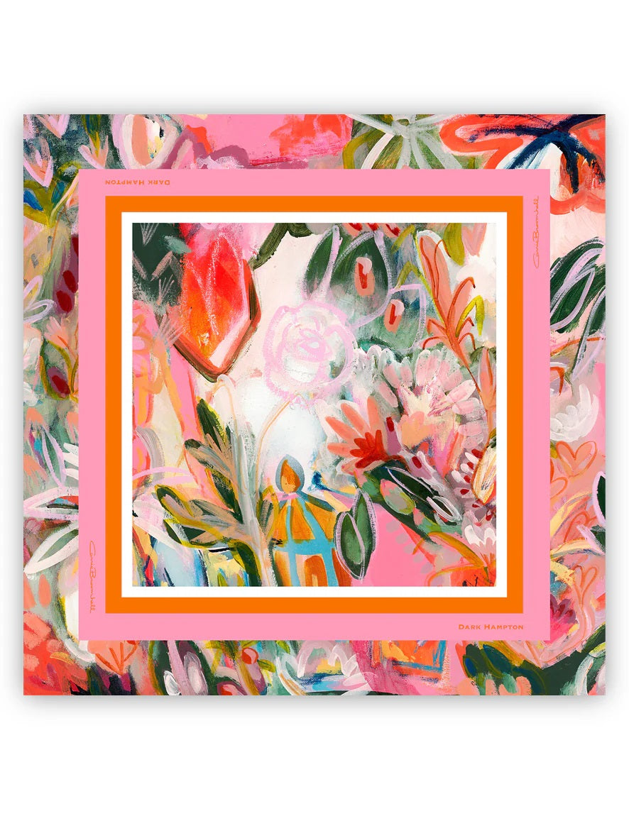 DH x Carrie Broomhall Petite Silk Scarf - INDIA