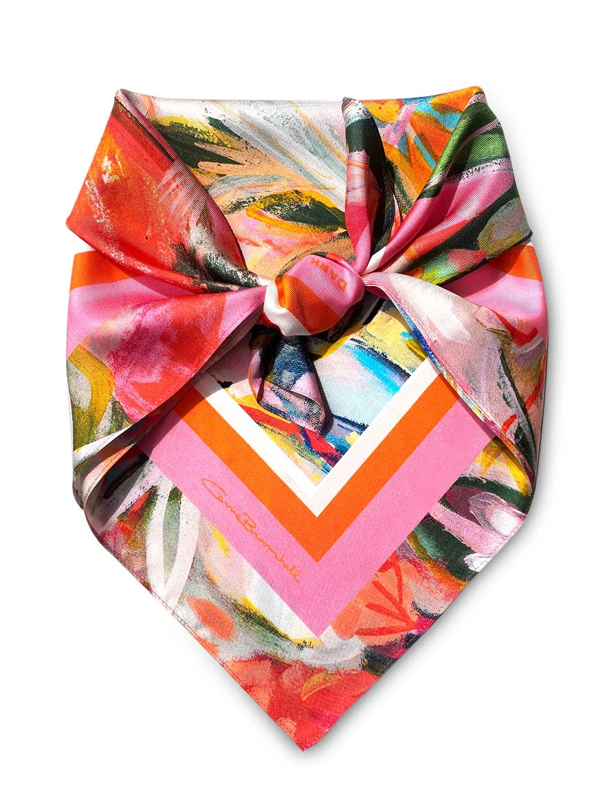 DH x Carrie Broomhall Petite Silk Scarf - INDIA