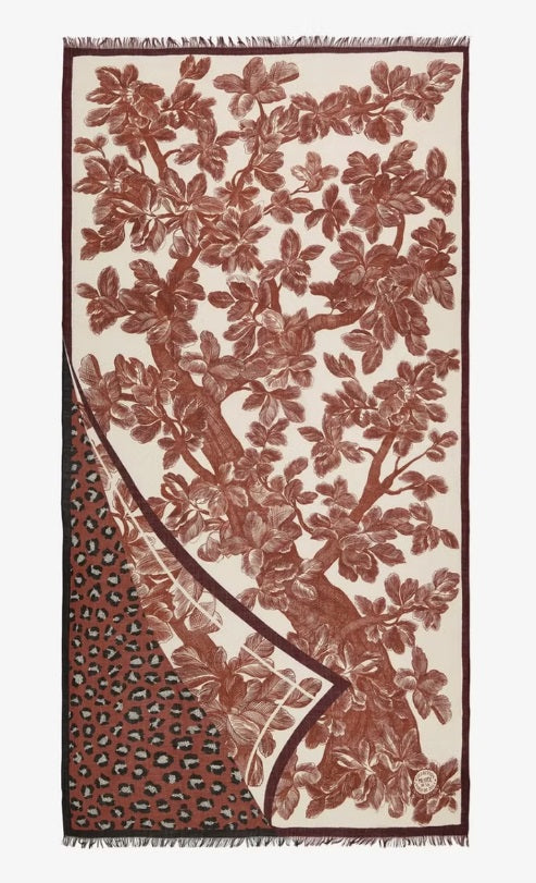 Inoui Editions Jeux D’E Wool Silk Cashmere Scarf French designer scarf