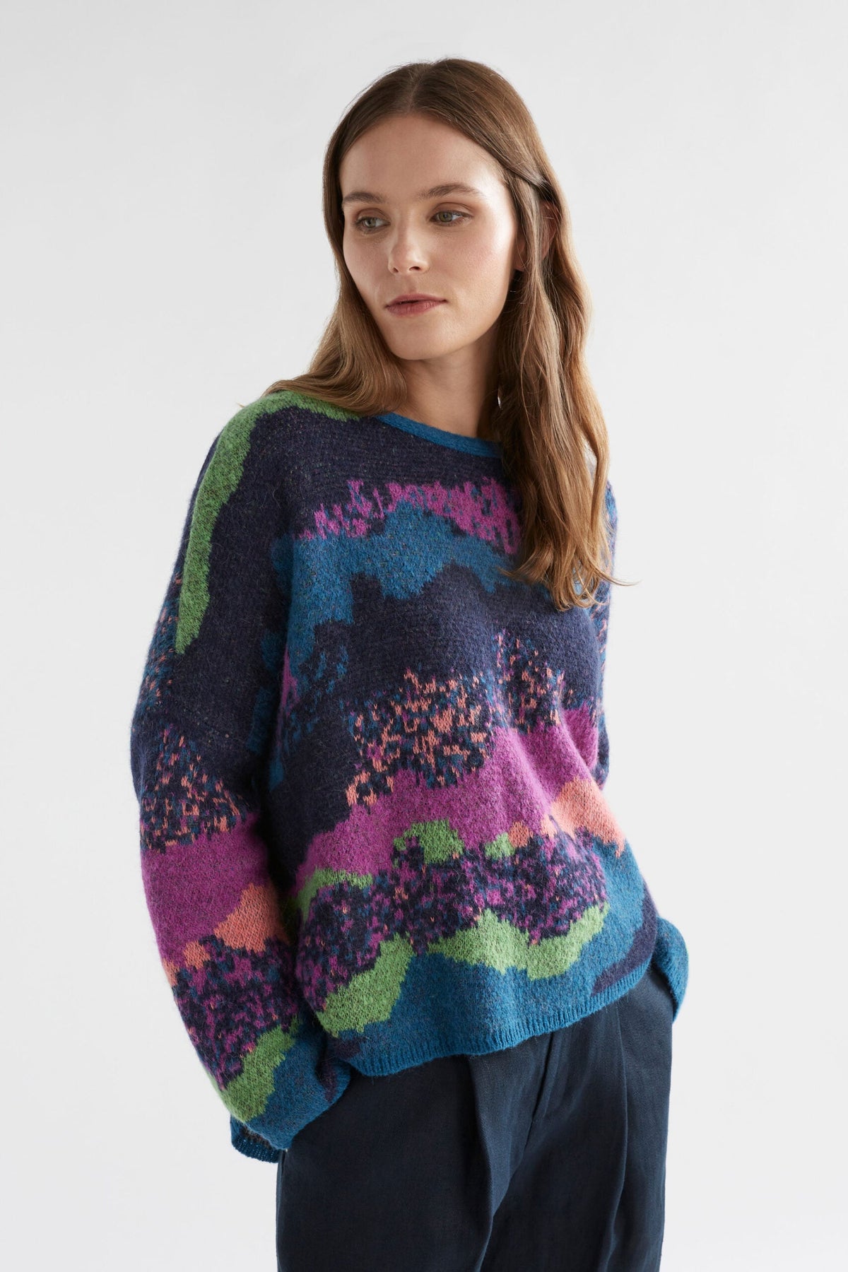 Sprache Sweater - Multi Jacquard