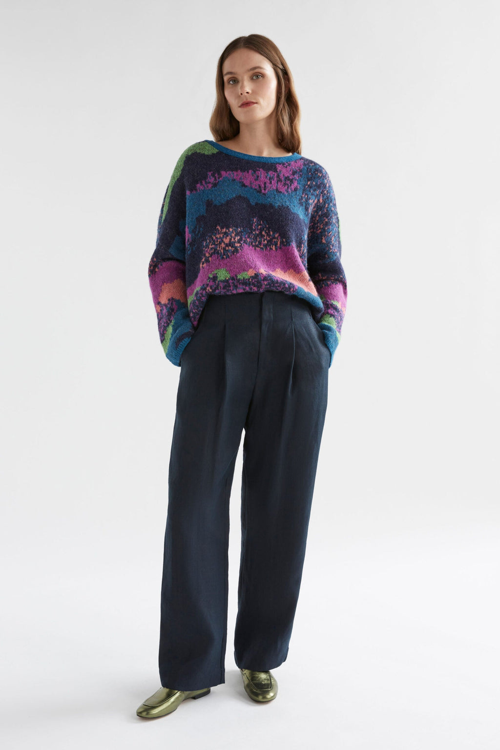 Sprache Sweater - Multi Jacquard