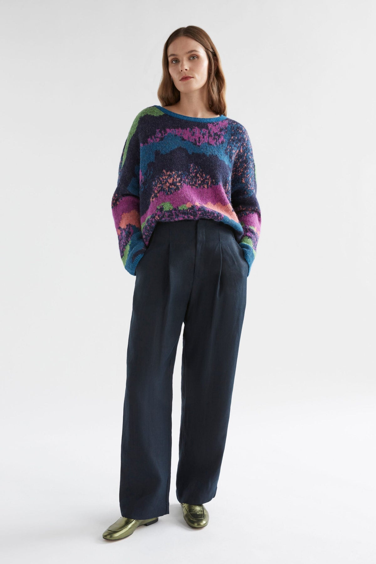 Sprache Sweater - Multi Jacquard