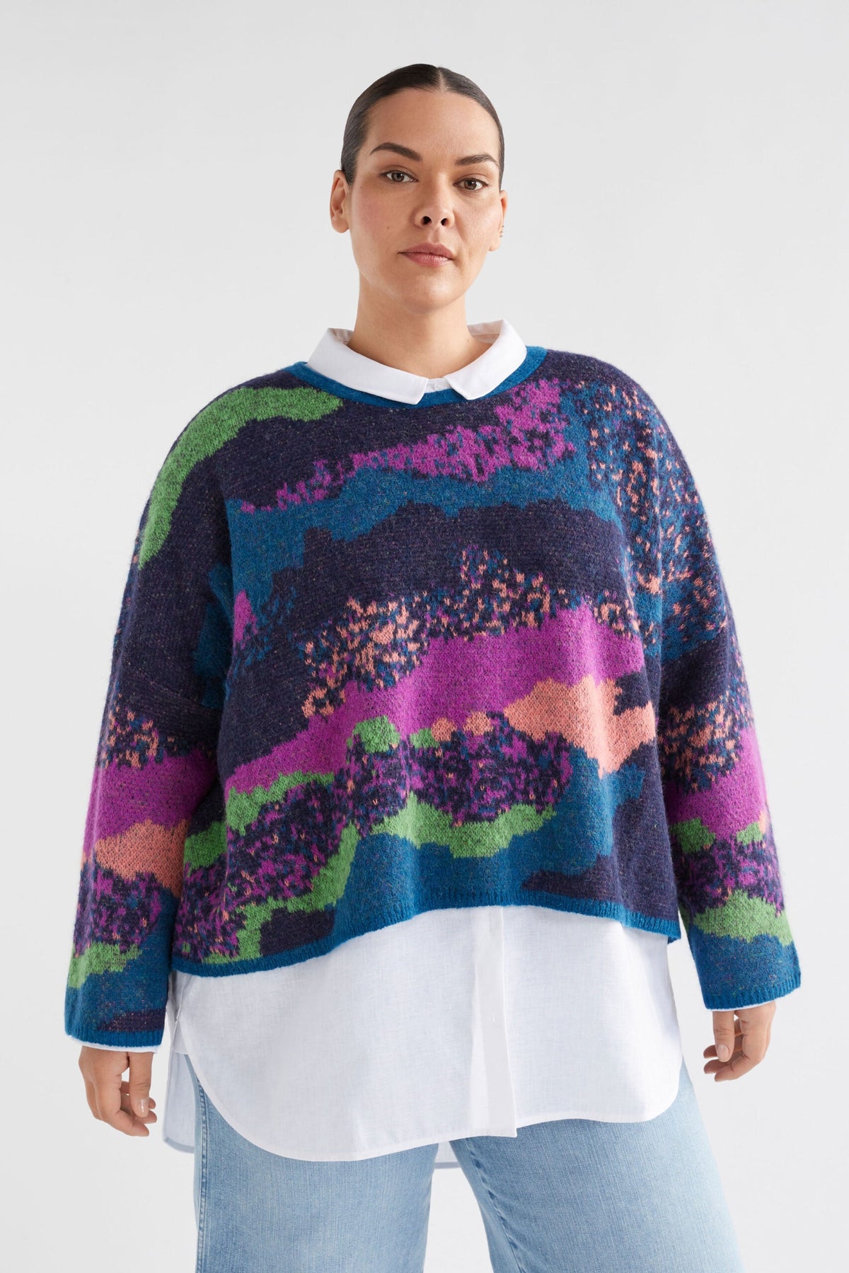 Sprache Sweater - Multi Jacquard
