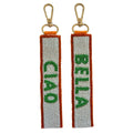 Beaded Keychain - Ciao Bella