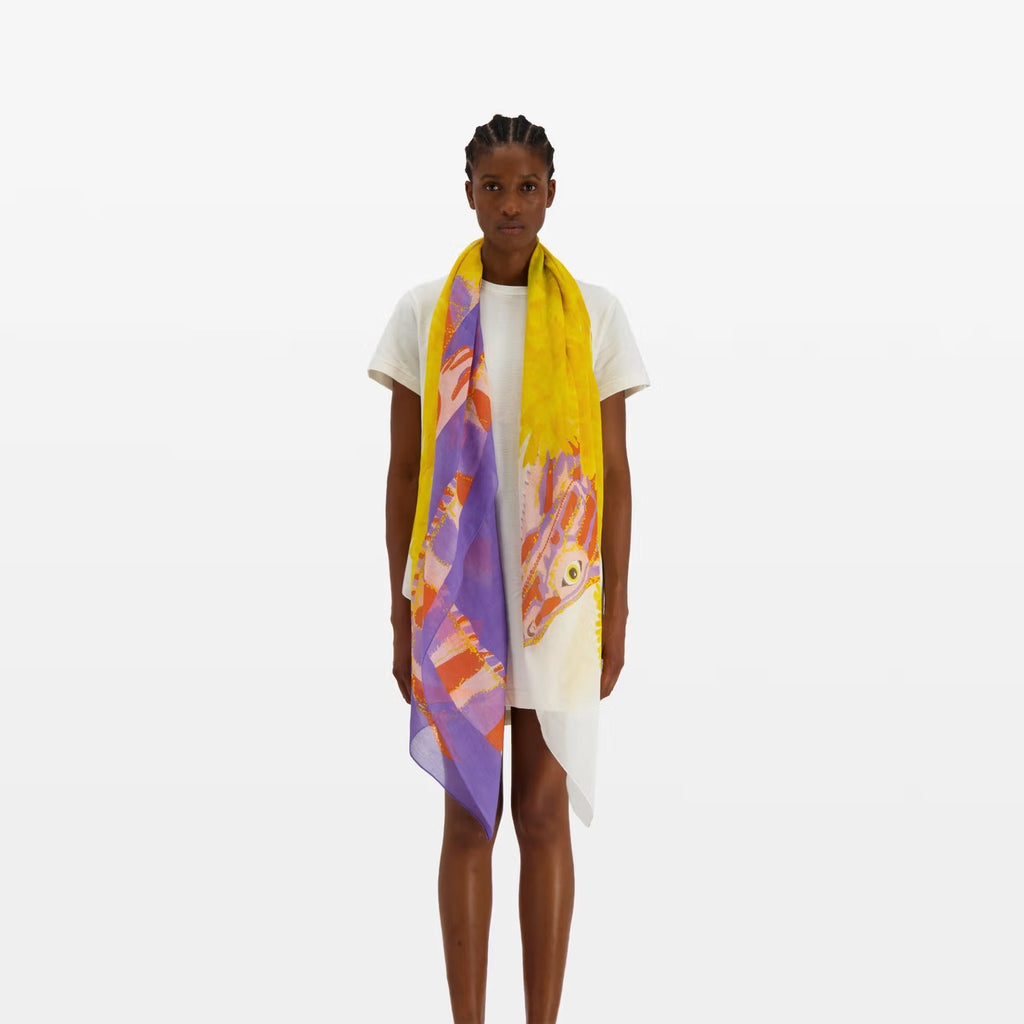 Inoui Scarf/Sarong - KOMODO 80%Cotton20%Silk 100x190cm