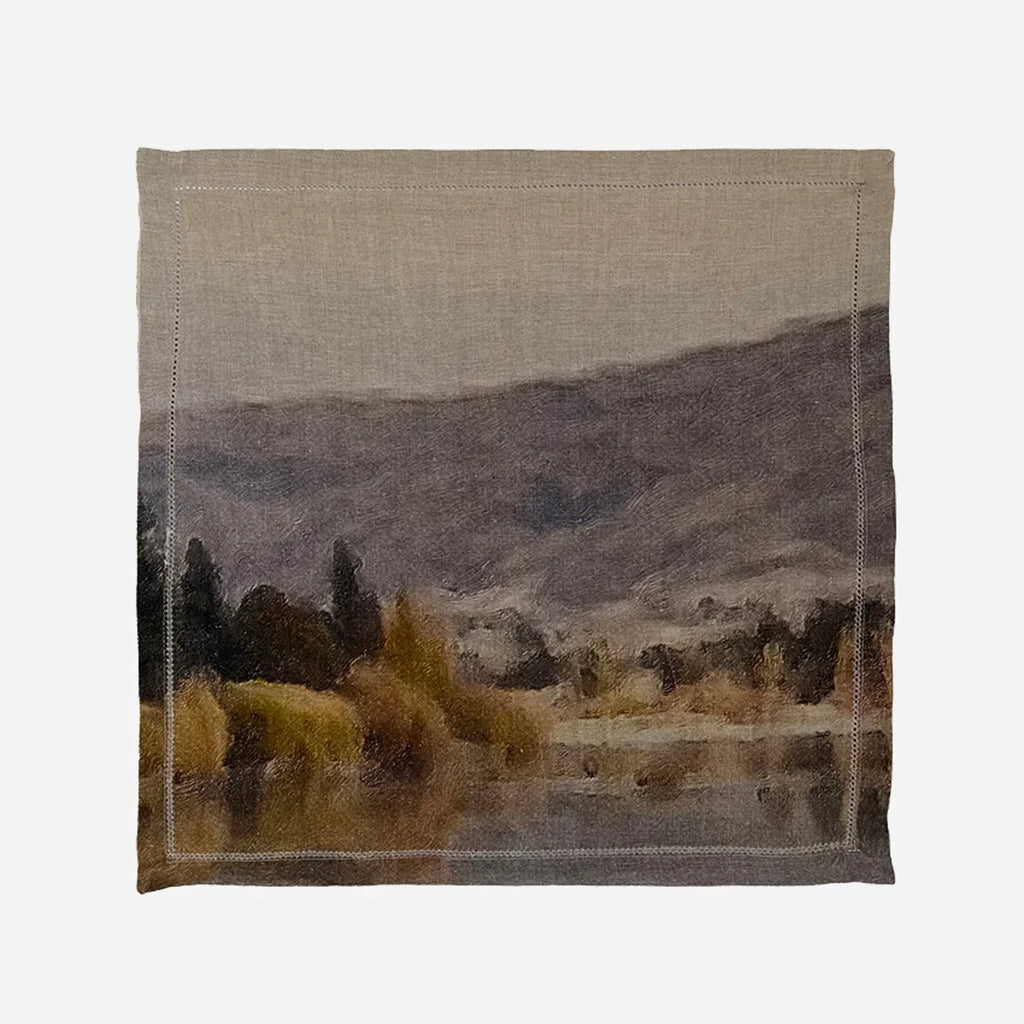 Lake Hayes NZ Linen Napkin – 100% Linen, 450 x 450 mm