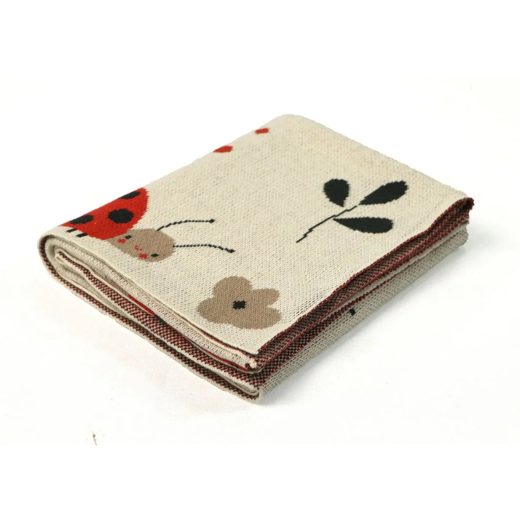 Lily Ladybird Baby Blanket 80x100cm