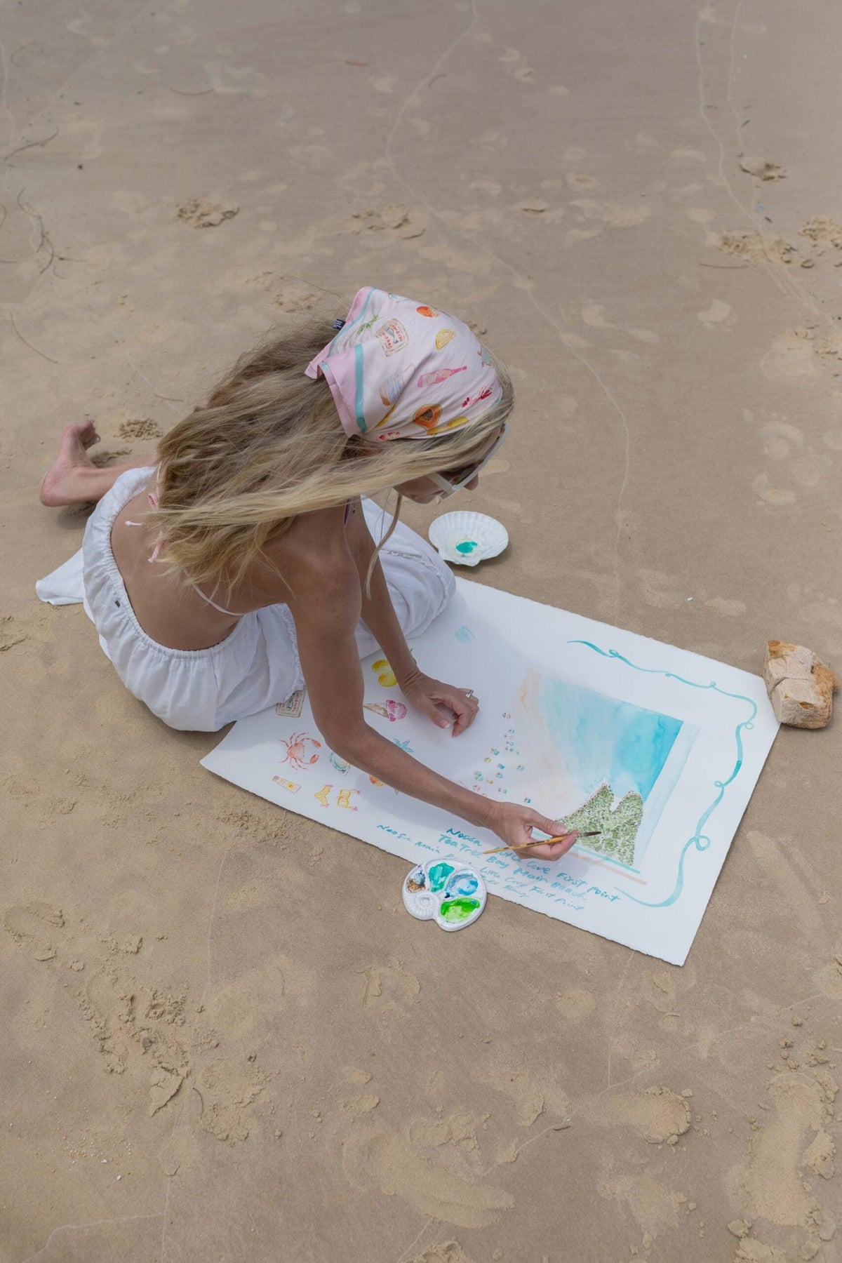 Little Cove Petite Silk Scarf - DH x Cass Dellar