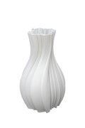 Louella White Ceramic Vase - Small