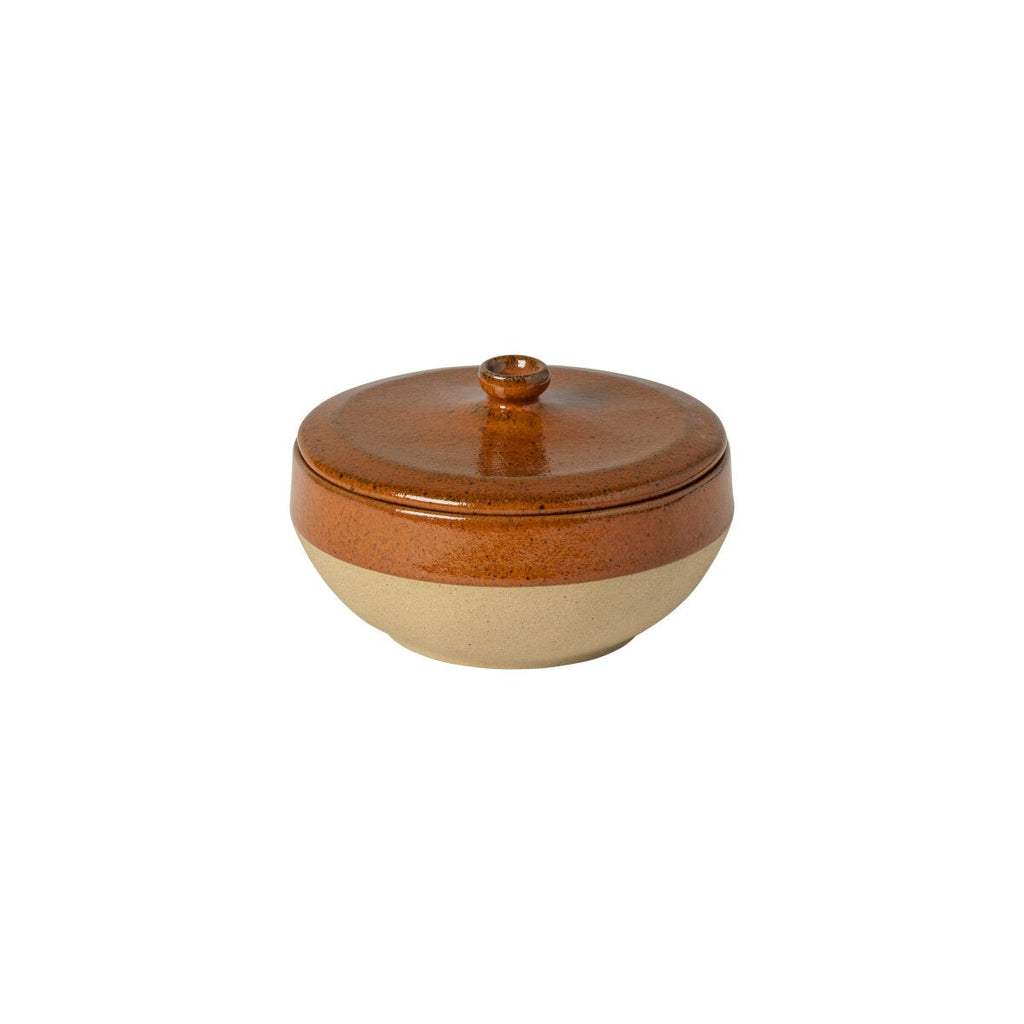 Costa Nova Marrakesh covered casserole in cannelle glaze