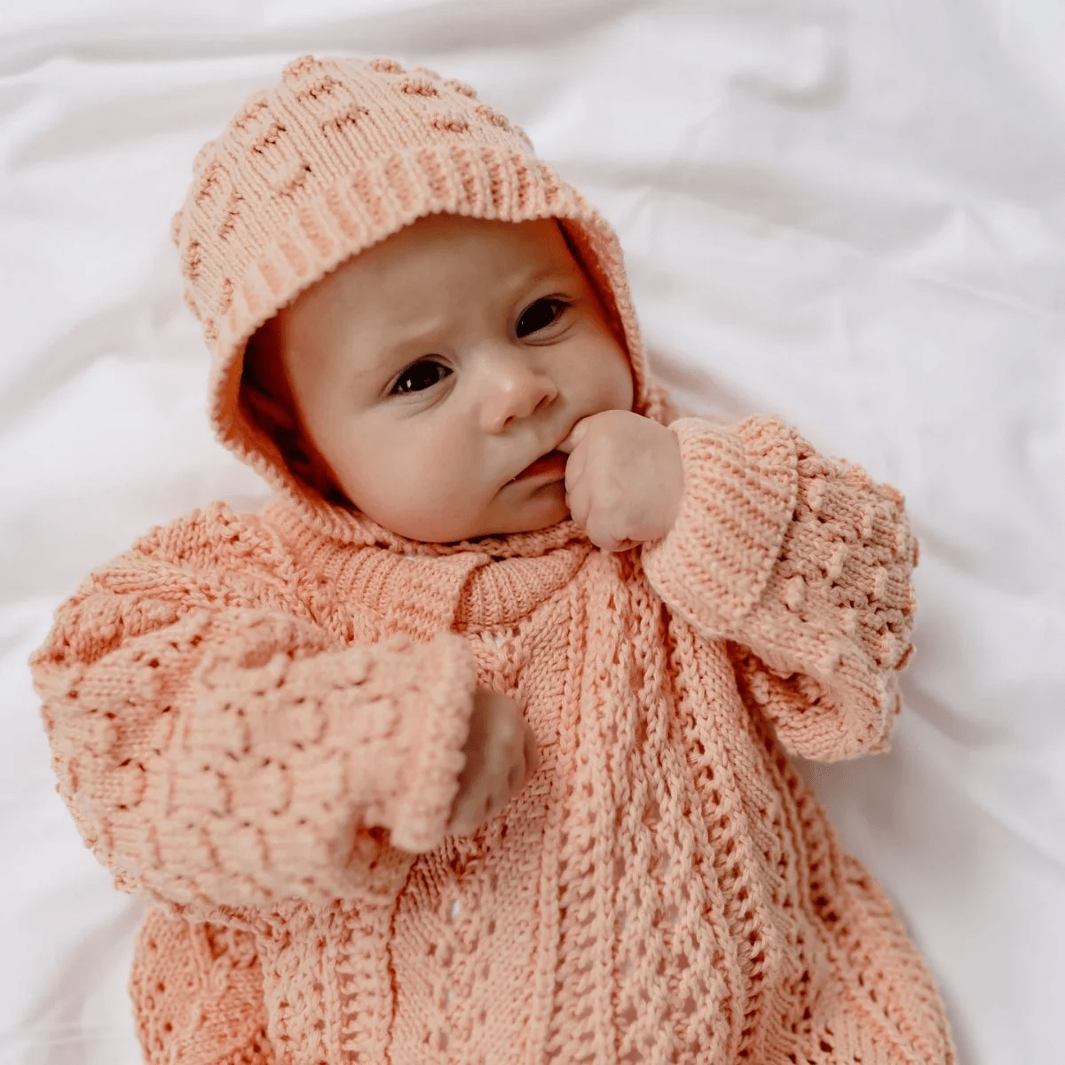 Marshmallow Bonnet Hat