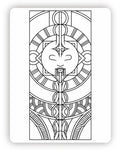 Māori Washable Colouring Mat