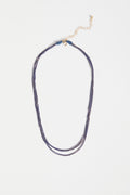 Lina Necklace Cobalt – delicate five-layer mesh chain necklace