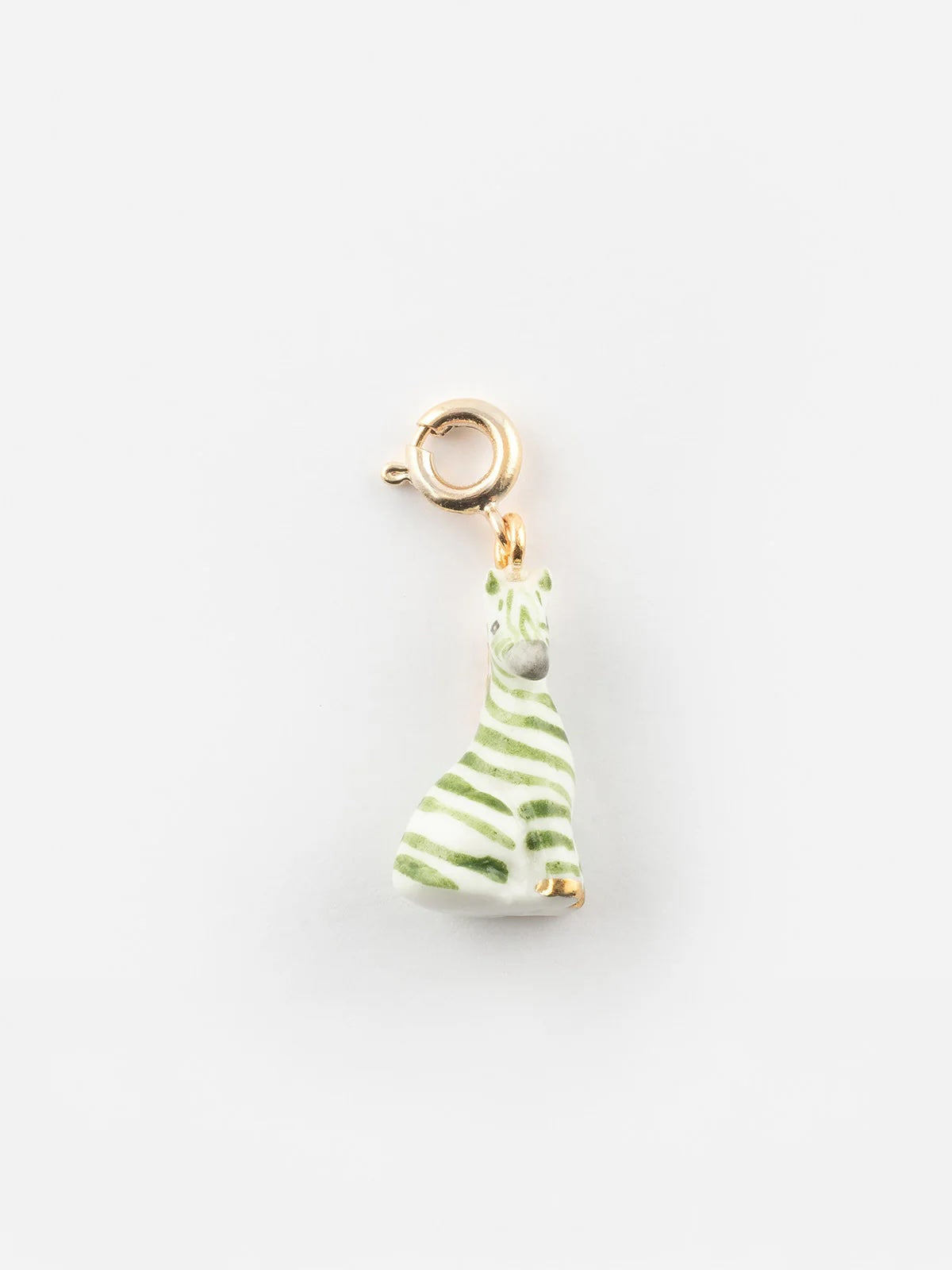 Green zebra charm