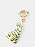 Green zebra charm