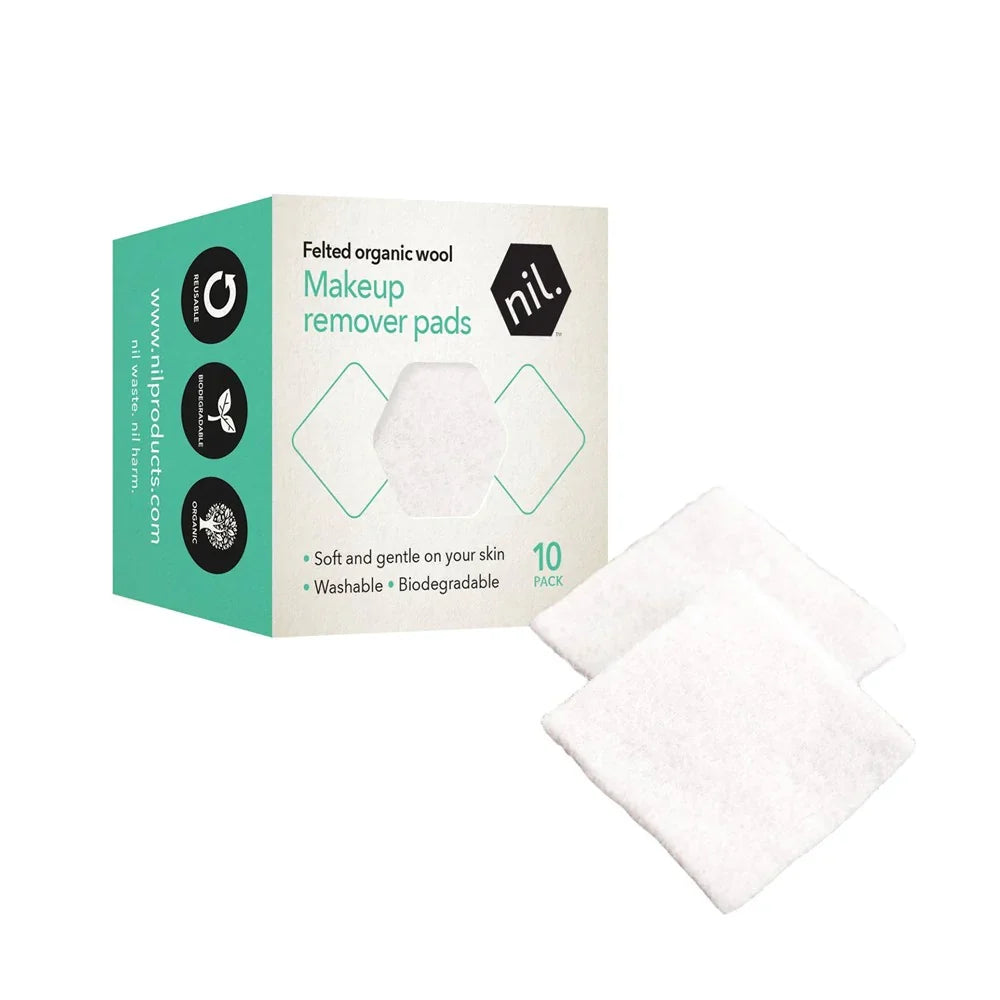Reusable wool make up remover pads (pack of 10)