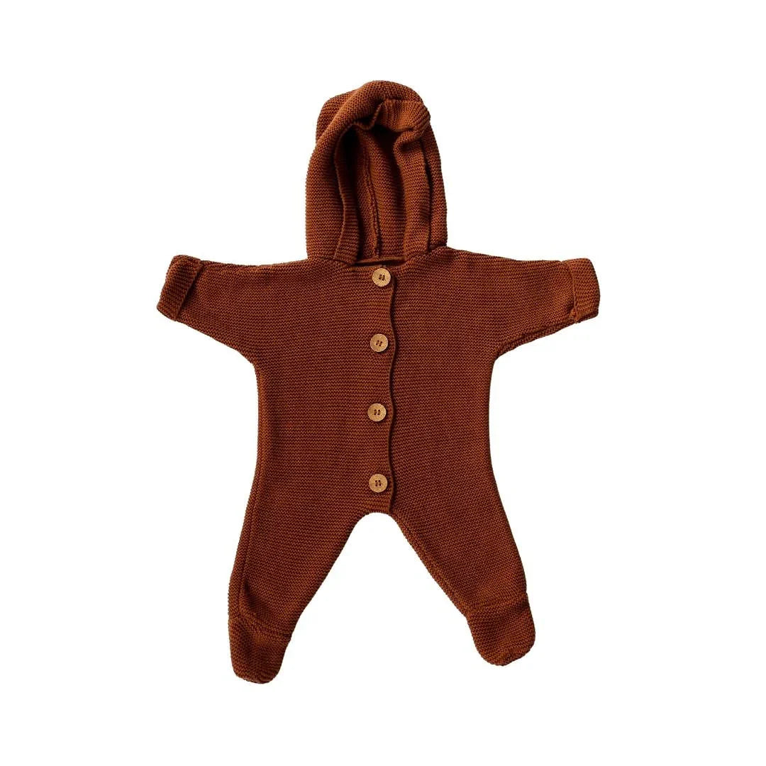 Oliver Knit Romper Rust 0–6 Months