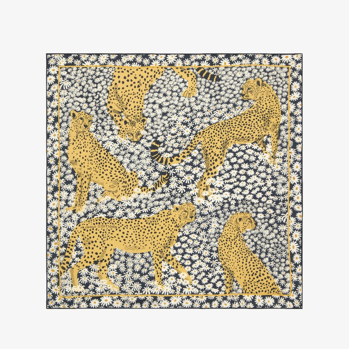 Inoui Scarf - PAMPA DAISY 63%Ctn37%Silk 65x65cm