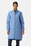 ART 06 Long Quilt Coat - Light Regatta