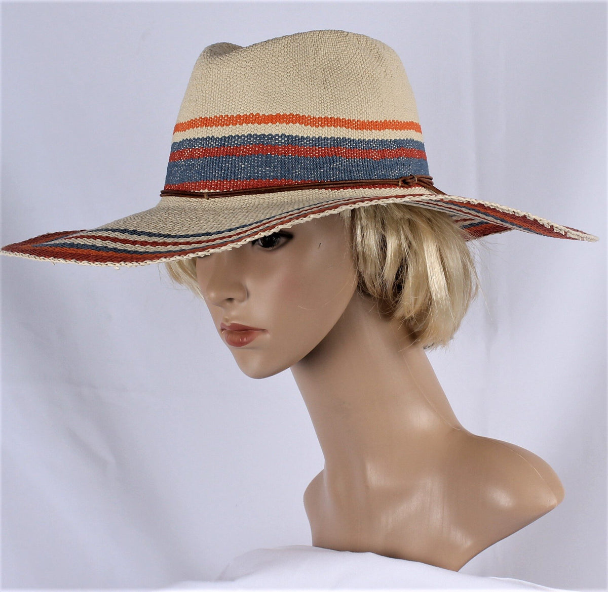 Wide Brim Paper Hat