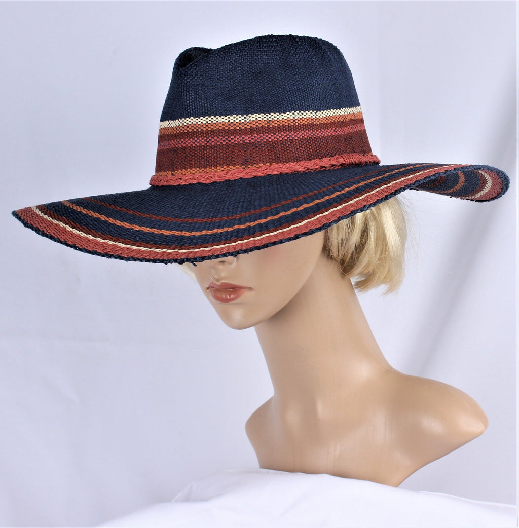 Wide Brim Paper Hat