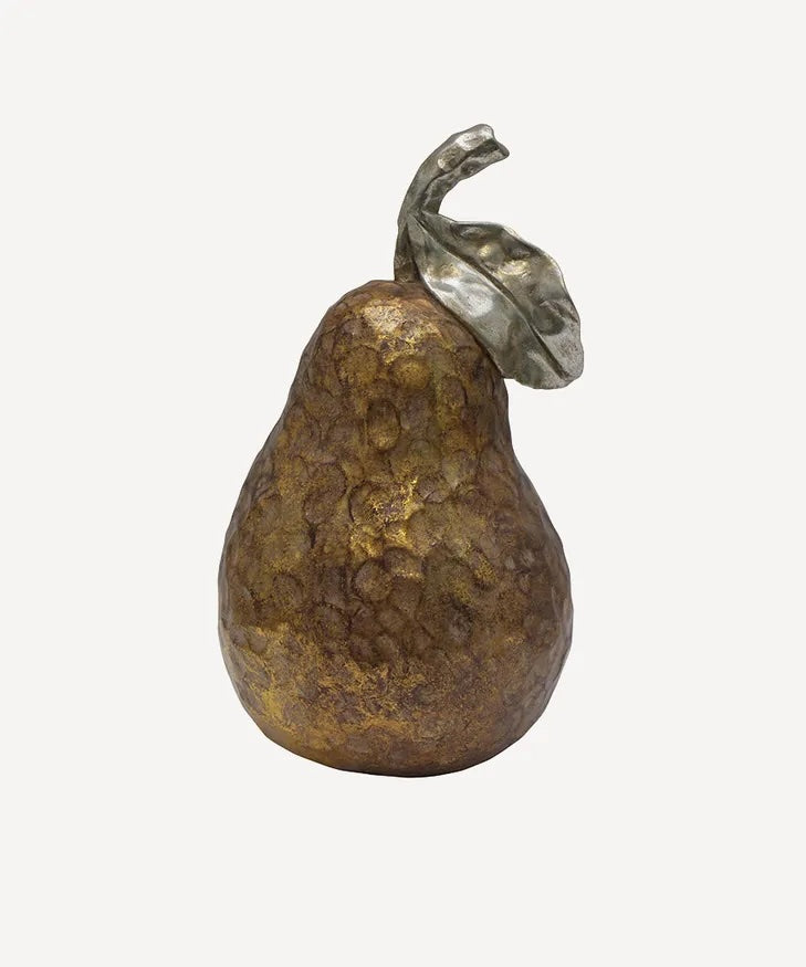 Silver Pear Ornament
