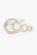 Pearl Circle Barrette