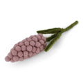 Felt Pearl Hyacinth Lavender wool flower handcrafted by Gry & Sif.